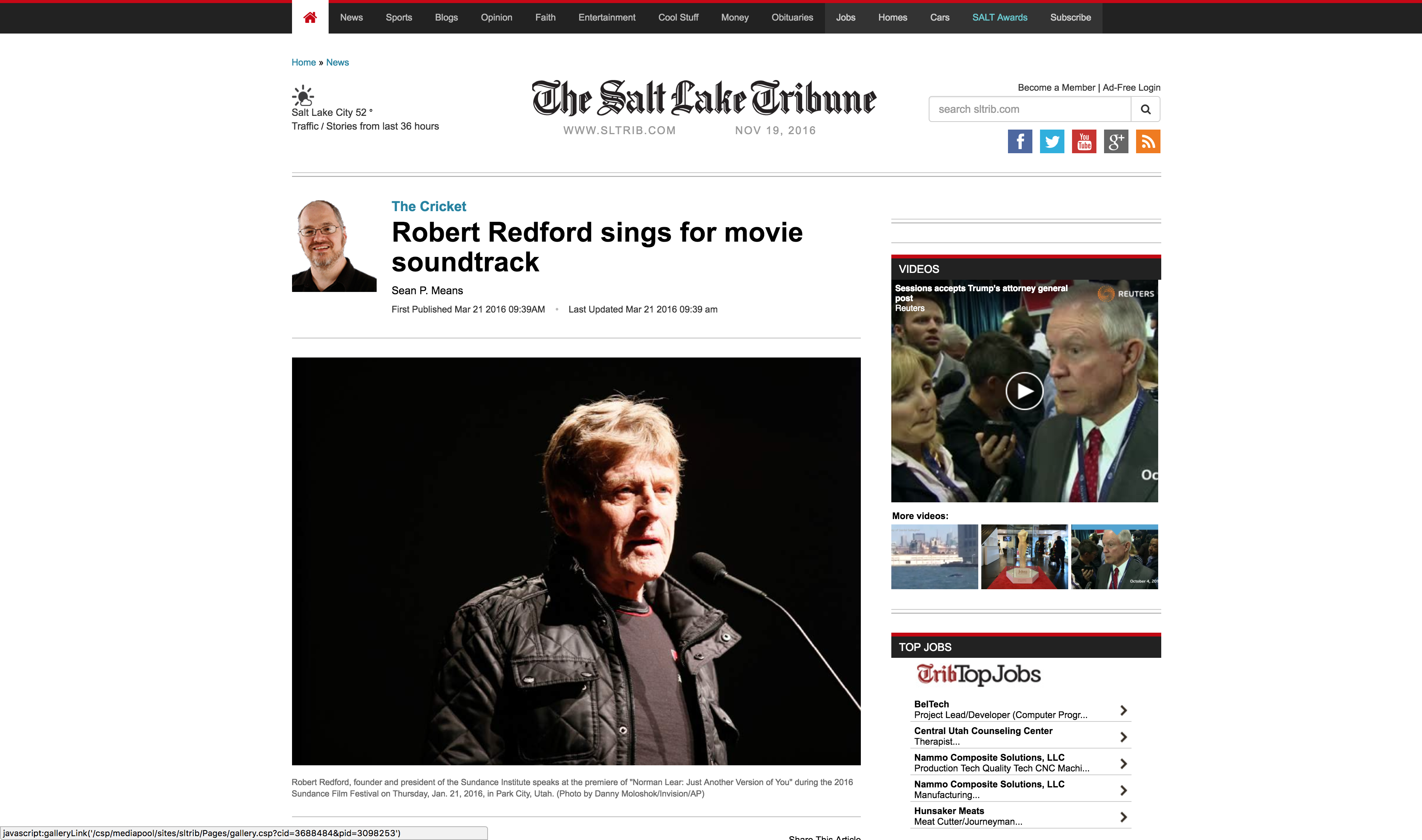 The Salt Lake Tribune